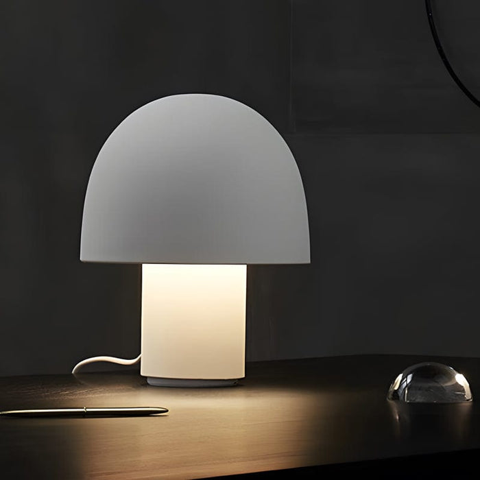 Touch-Control Modern Aluminum Murano Mushroom Table Lamp