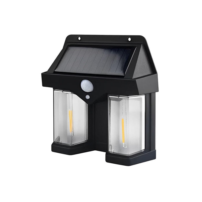 Waterproof Tungsten Bulb Intelligent Three Modes Modern Solar Wall Lights
