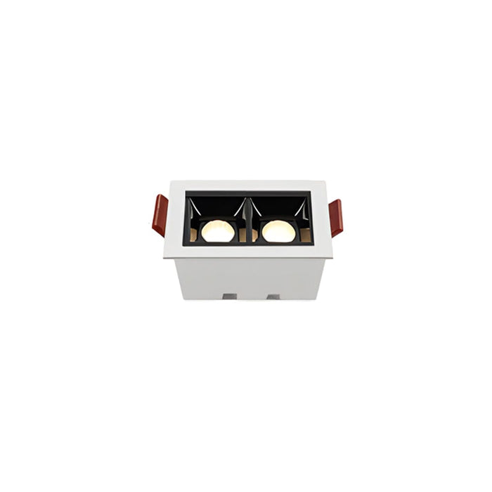 Modern LED Linear Recessed Ceiling Downlight. 1/2/5/10/15-Light