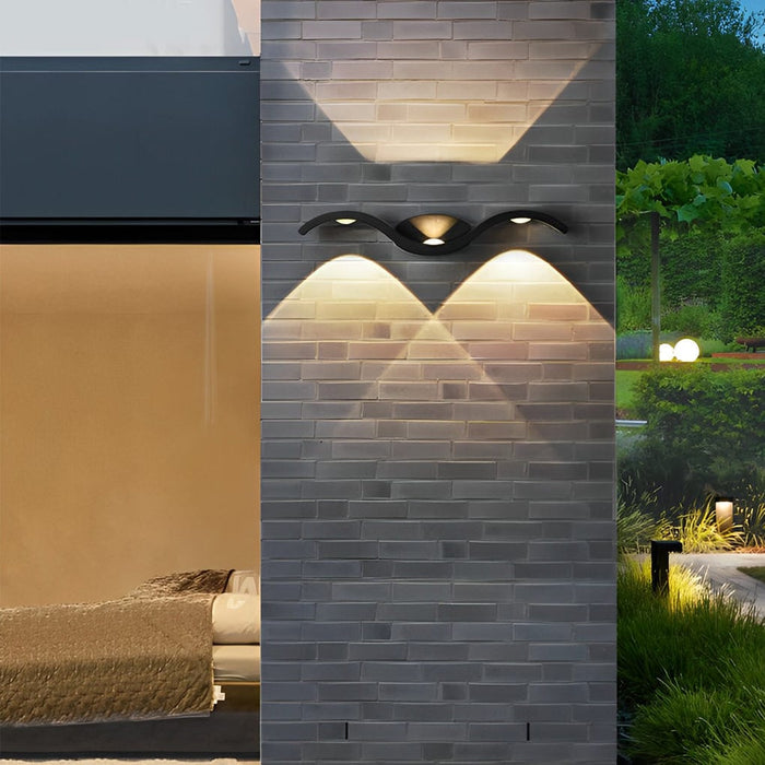 Seagull Creative Waterproof Up Down LED Lighting Outdoor Wall Lights