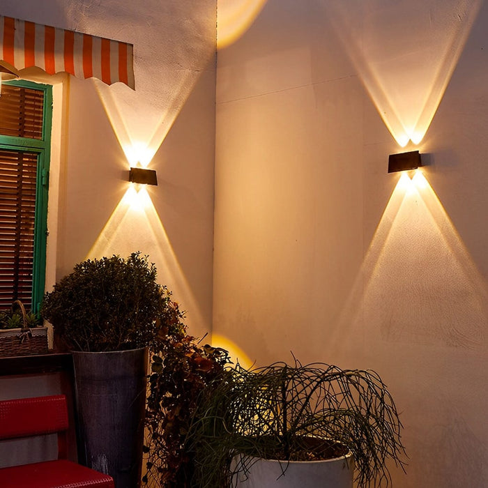 Rectangular Up and Down Light LED Waterproof Modern Wall Washer Lights