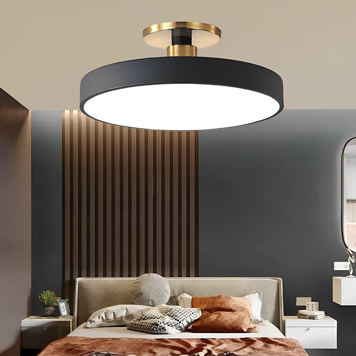 Thick Circular LED Nordic Flush Mount Lighting Ceiling Lights Pendant Light