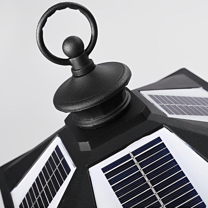 Retro Waterproof Intelligent LED European Style Solar Fence Post Lights