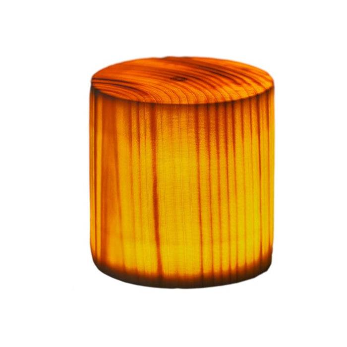 Wooden Grain Built-in Battery Table Lamp Touch Control LED Bedroom Desk Lamp