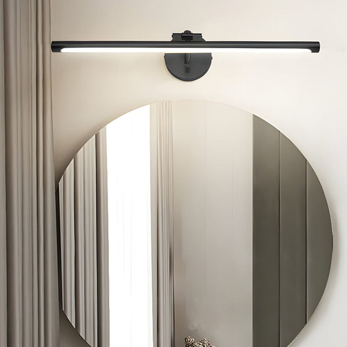 Modern Copper Linear Rotatable Vanity Light - LED Bath Bar over Mirror