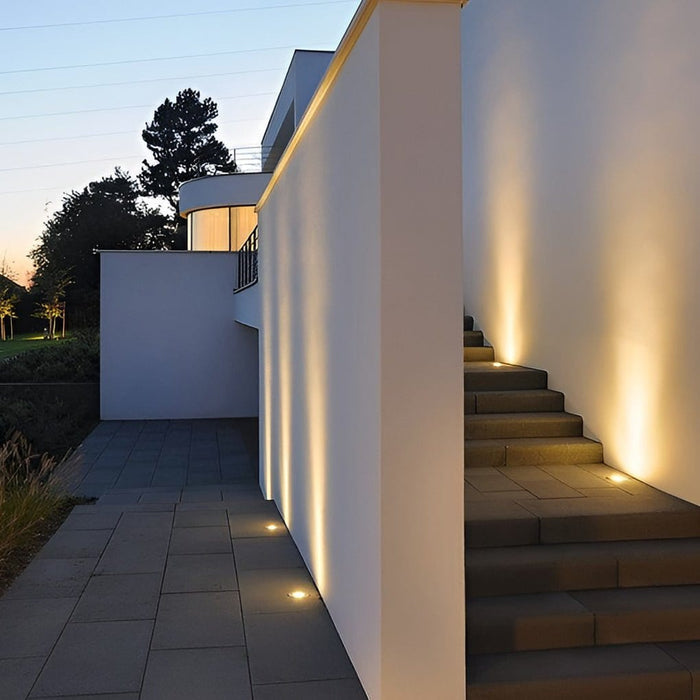 8 Pcs Solar LED Outdoor Step Lights