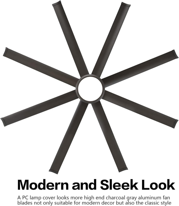 80 in. Large Ceiling Fan with Lights and Remote Control, Industrial Ceiling Fans for Bedroom Living Room-30-ErisView