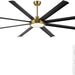 80 in. Large Ceiling Fan with Lights and Remote Control, Industrial Ceiling Fans for Bedroom Living Room-9-ErisView