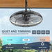 20 in. Black Outdoor Ceiling Fan with Light, Remote Control Fan, Outdoor Fan for Gazebo, Patio Fans, Outdoor Fans for Pergolas, Hanging Ceiling Fan-7-ErisView