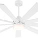 84 in. Black Huge Ceiling Fan with Light, Reversible Fan for Summer Winter, Modern Ceiling Fan for Living Room Restaurant Home Commercial-23-ErisView