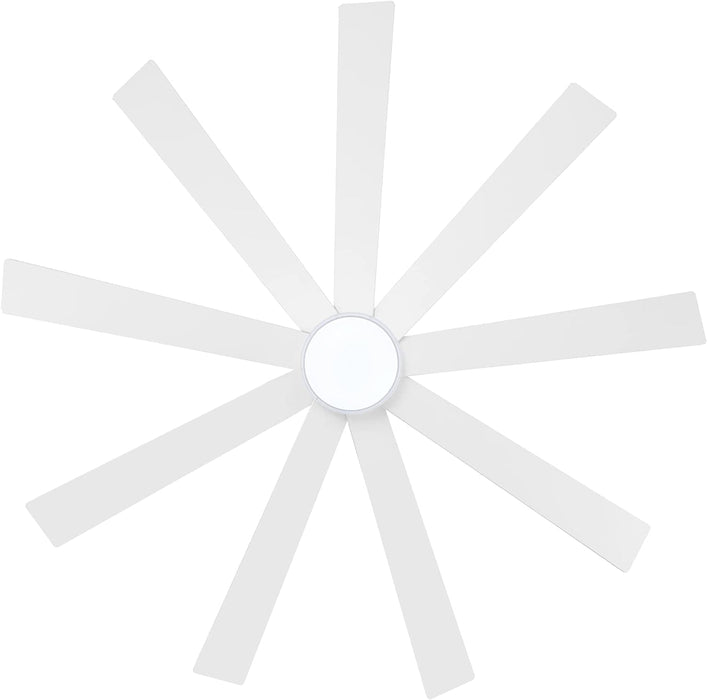 84 in. Black Huge Ceiling Fan with Light, Reversible Fan for Summer Winter, Modern Ceiling Fan for Living Room Restaurant Home Commercial-31-ErisView