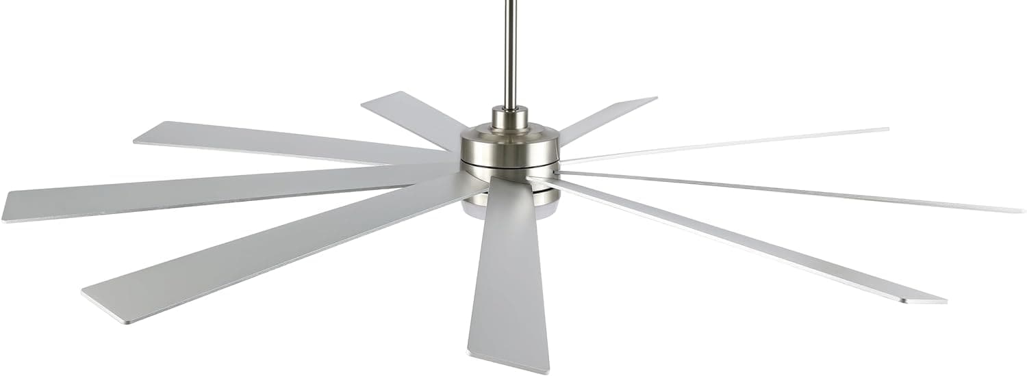 84 in. Black Huge Ceiling Fan with Light, Reversible Fan for Summer Winter, Modern Ceiling Fan for Living Room Restaurant Home Commercial-37-ErisView