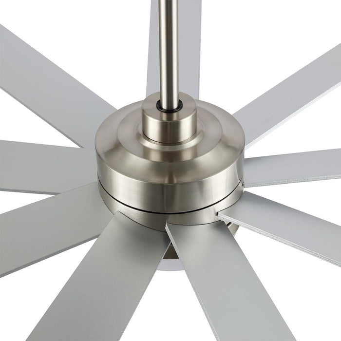84 in. Black Huge Ceiling Fan with Light, Reversible Fan for Summer Winter, Modern Ceiling Fan for Living Room Restaurant Home Commercial-38-ErisView