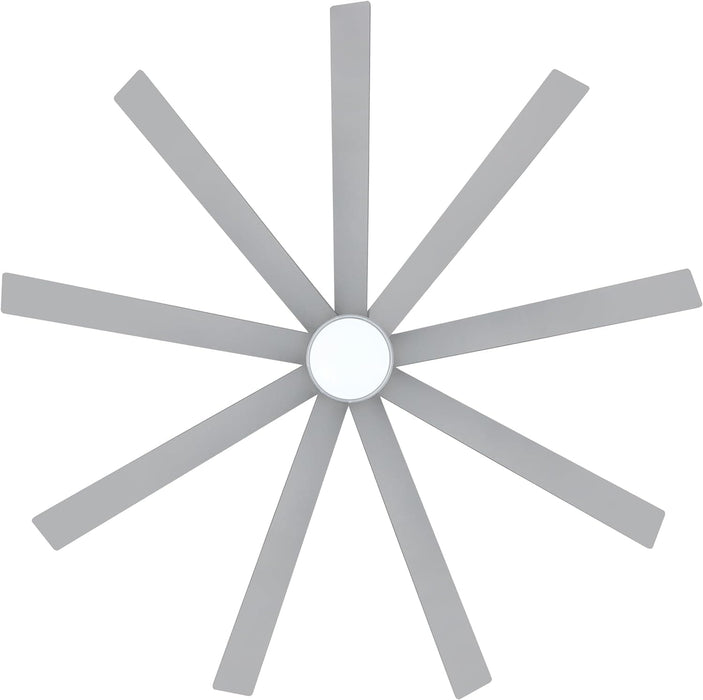 84 in. Black Huge Ceiling Fan with Light, Reversible Fan for Summer Winter, Modern Ceiling Fan for Living Room Restaurant Home Commercial-39-ErisView