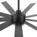 84 in. Black Huge Ceiling Fan with Light, Reversible Fan for Summer Winter, Modern Ceiling Fan for Living Room Restaurant Home Commercial-8-ErisView