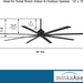 84 in. Huge Ceiling Fan, Outdoor Ceiling Fans, Elegant Ceiling Fans, Black Outdoor Ceiling Fans without Lights, Exterior Ceiling Fans-3-ErisView