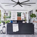 84 in. Huge Ceiling Fan, Outdoor Ceiling Fans, Elegant Ceiling Fans, Black Outdoor Ceiling Fans without Lights, Exterior Ceiling Fans-6-ErisView