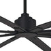 84 in. Huge Ceiling Fan, Outdoor Ceiling Fans, Elegant Ceiling Fans, Black Outdoor Ceiling Fans without Lights, Exterior Ceiling Fans-7-ErisView