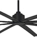 84 in. Huge Ceiling Fan, Outdoor Ceiling Fans, Elegant Ceiling Fans, Black Outdoor Ceiling Fans without Lights, Exterior Ceiling Fans-1-ErisView
