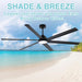 84 in. Huge Ceiling Fan, Smart Industrial Remote Ceiling Fan with Light, Big Outdoor Ceiling Fans for Patio, Indoor Black Ceiling Fan for Living Rooms-8-ErisView