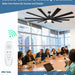 84 in. Huge Ceiling Fan with Light and Remote, Large Indoor Outdoor Ceiling Fan, Reversible Dimmable Ceiling Fan for Living Room Bedroom-5-ErisView