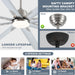 84 in. Industrial Reversible Ceiling Fan, Remote Ceiling Fan with Light and Control, Big Indoor Outdoor Ceiling Fans-4-ErisView