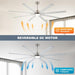 84 in. Industrial Reversible Ceiling Fan, Remote Ceiling Fan with Light and Control, Big Indoor Outdoor Ceiling Fans-7-ErisView