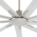 84 in. White Huge Ceiling Fan NO Light with Remote Control, Industrial Commercial Ceiling Fan with Aluminum Blades, Living Room Warehouse Ceiling Fans-17-ErisView