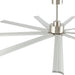 84 in. White Huge Ceiling Fan NO Light with Remote Control, Industrial Commercial Ceiling Fan with Aluminum Blades, Living Room Warehouse Ceiling Fans-18-ErisView