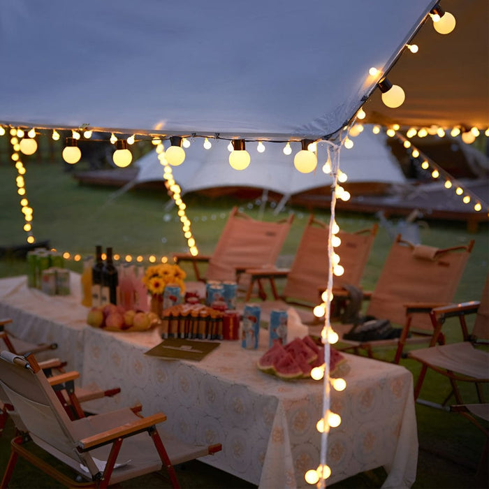 LED Solar Powered Outdoor String Lights Camping Decor