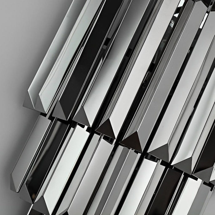 Creative Crystal Metal Three Step Dimming LED Post-Modern Wall Lamp