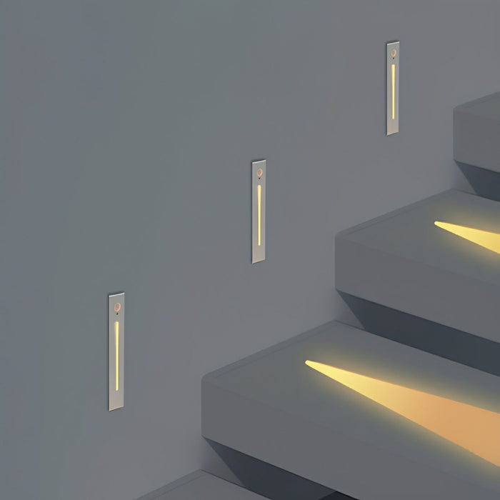 Recessed Stair Light - Modern White Waterproof LED Fixture for Indoor/Outdoor Use