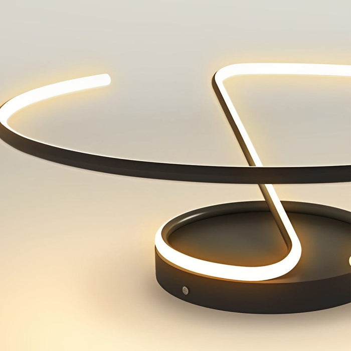 16'' Modern Flush Mount LED Lights Wire Shaped Ceiling Light
