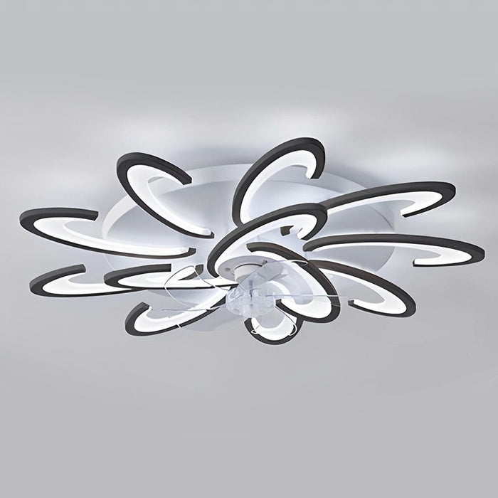 Windmill Shape LED Minimalist Modern Invisible Bladeless Ceiling Fans
