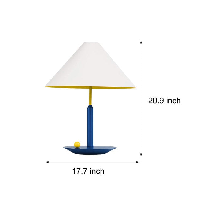 Personality Iron Mushroom Umbrella French Style Table Lamp with US Plug