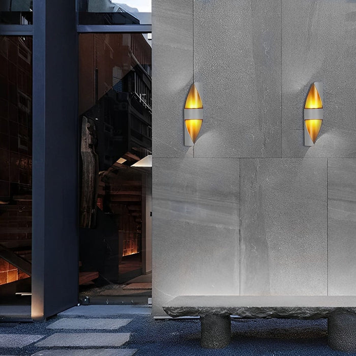 Circular Waterproof Up and Down Lighting COB Modern Outdoor Wall Lights
