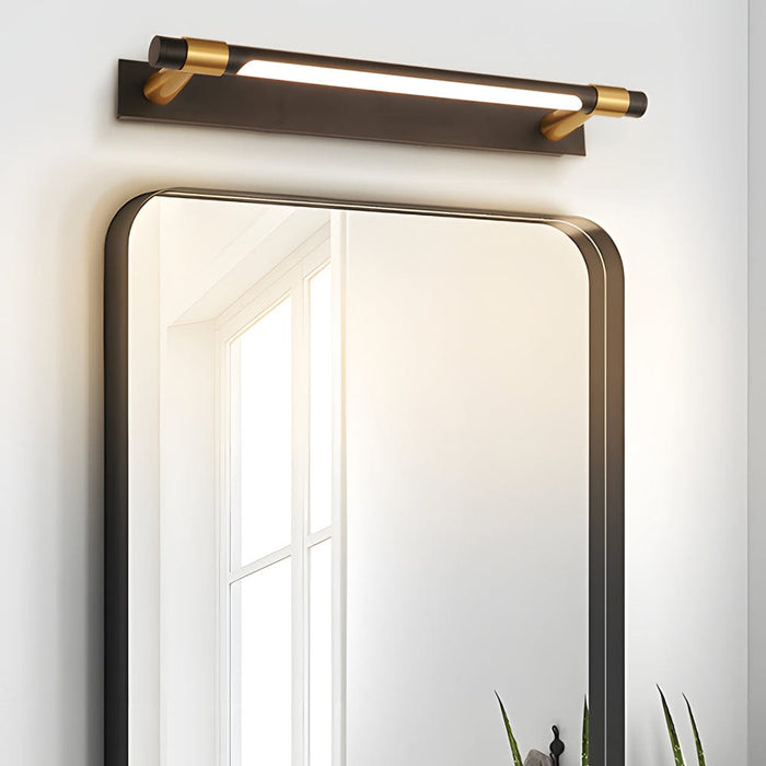 120° Rotatable Metallic Strip LED Bath Bar Dimmable Vanity Light. 18.9''/24.8'' L