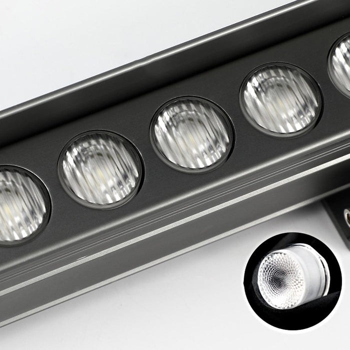 DC24V LED Waterproof Smart Outdoor Wall Washer Light with Shading Plate