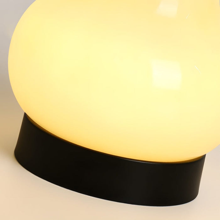 Portable Glass Pear USB Dimmable LED Table Lamp with Touch Switch