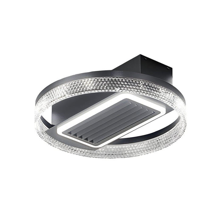19.7 In. Nordic 6 Speeds Bladeless Ceiling Fan with LED Light. Remote Control