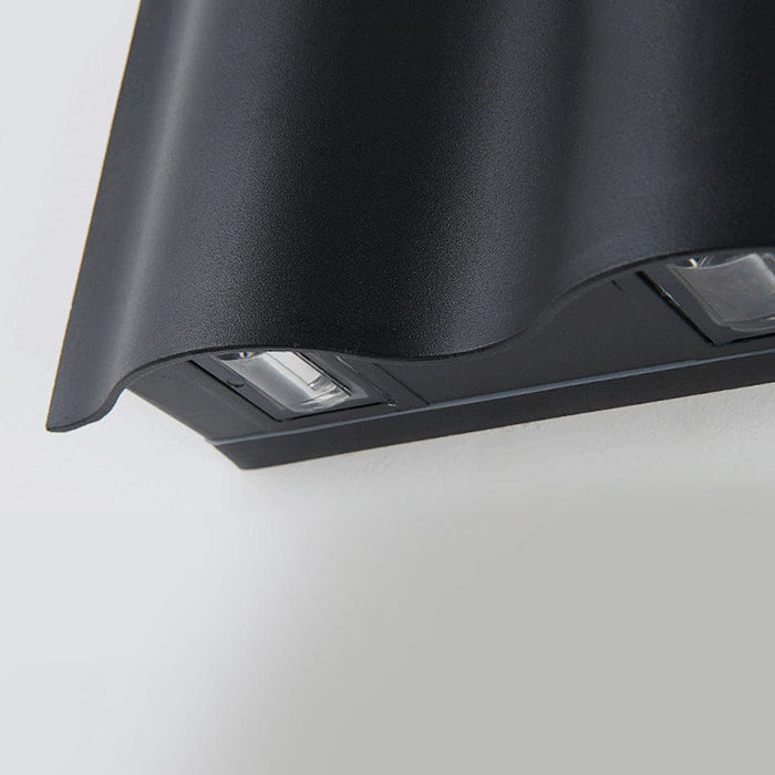 Unique Arc Design LED Sconce Up and Down Lights Wall Sconces Waterproof Outdoor Wall Lights