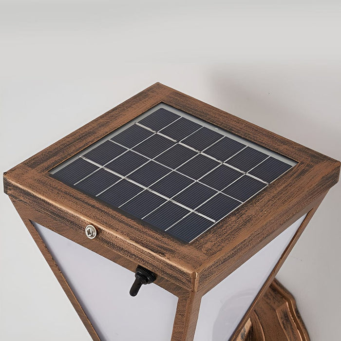 Retro Dimmable LED Waterproof Modern Solar Plug in Wall Sconce Wall Lamp