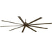 96 in. Big Ceiling Fans, Oil Rubbed Bronze Ceiling Fan, Cathedral Ceiling Fan, Mid Century Modern Ceiling Fan-1-ErisView