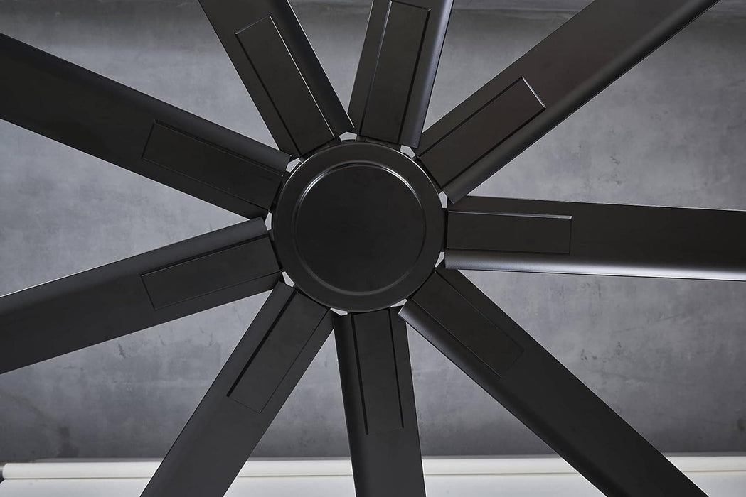 96 in. Huge Ceiling Fan, Industrial Ceiling Fan with Remote for Home Or Commercial, Black Outdoor Fans for Porch Patio Warehouse Restaurant Cathedral-5-ErisView