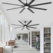 96 in. Huge Ceiling Fan, Industrial Ceiling Fans with Lights, Reversible Ceiling Fan with Remote for Patio Garage Porch, Black Outdoor Ceiling Fan-7-ErisView