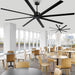 96 in. Huge Ceiling Fan, Industrial Reversible DC Ceiling Fan with Remote, Black Commercial Ceiling Fans for Porch Garage Shop-7-ErisView