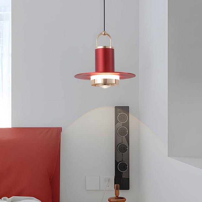Small Simple Creative Metal Glass LED Nordic Hanging Lights Pendant Lamp