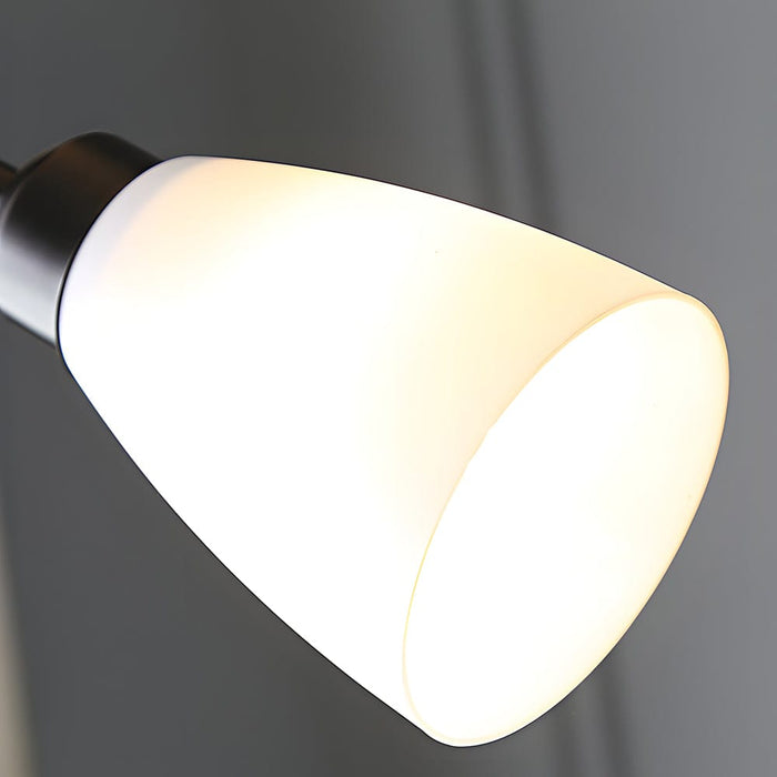 67'' Modern Torchiere Floor Lamp with Acrylic Shade 1/2-Light Reading Light