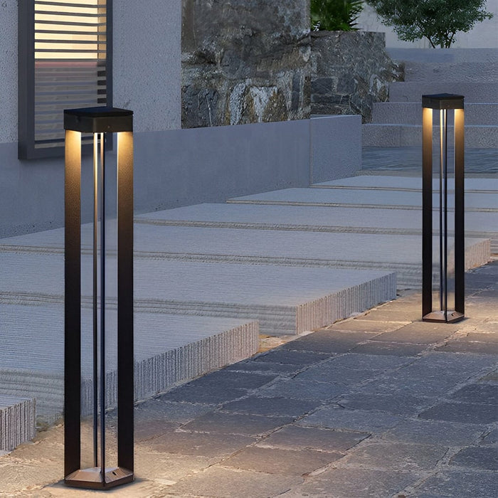 Creative Minimalist Waterproof LED Modern Solar Powered Lawn Lamp