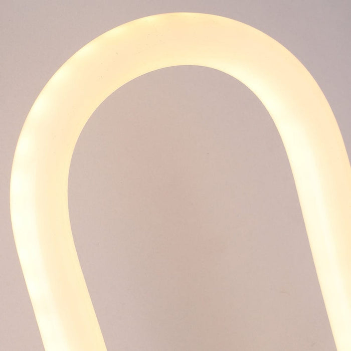 Modern Indoor Oval LED Wall Sconces - 16'' H. Gold/Black